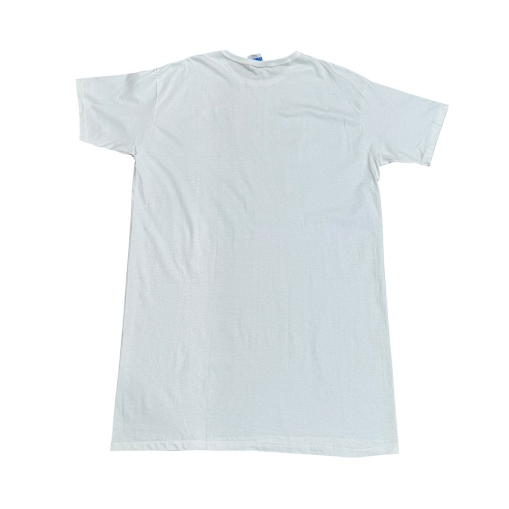 Vintage Hanes Her Way Florida Hibiscus T-Shirt Oversized Sleep Shirt Beach Cover - Picture 5 of 6